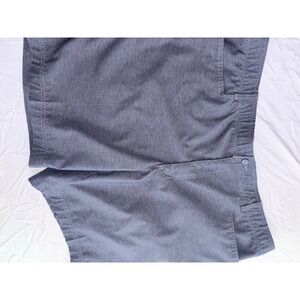 Pebble Beach Mens Performance Golf Shorts Dark Gray Heather Stretch Size 40